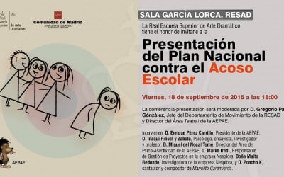 Presentación del Plan Nacional de Prevención del Acoso Escolar