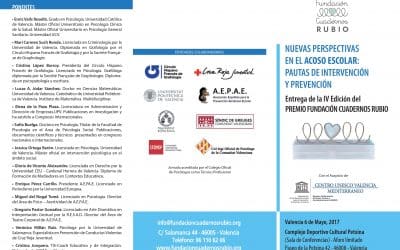 IV Edición del Premio Fundación Cuadernos Rubio