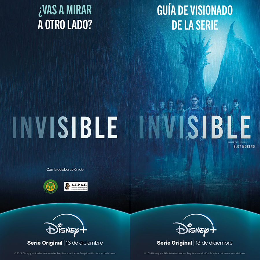 Colaboración de AEPAE con Disney y la serie «Invisible»